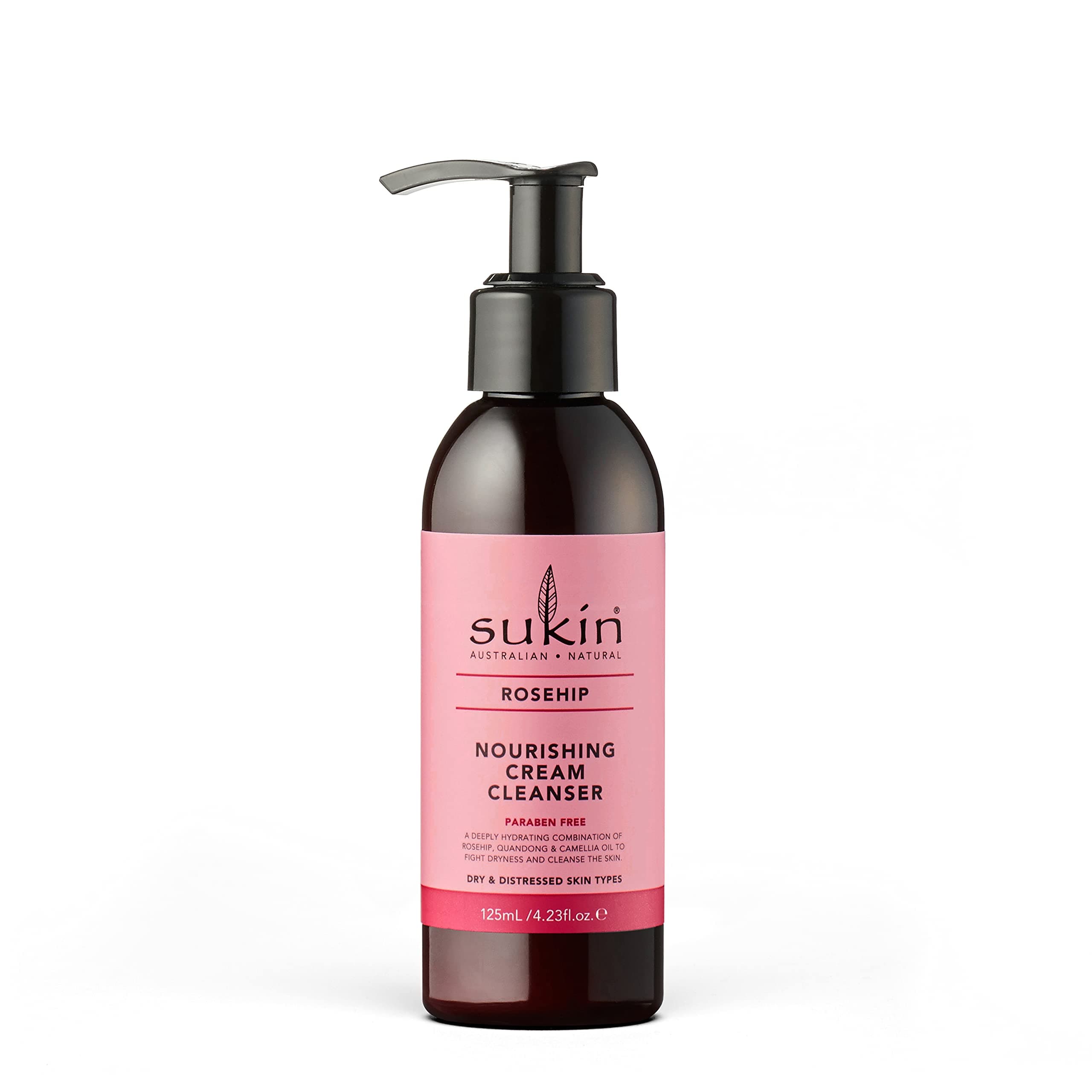 Sukin Rosehip Nourishing Cream Cleanser, 125 ML