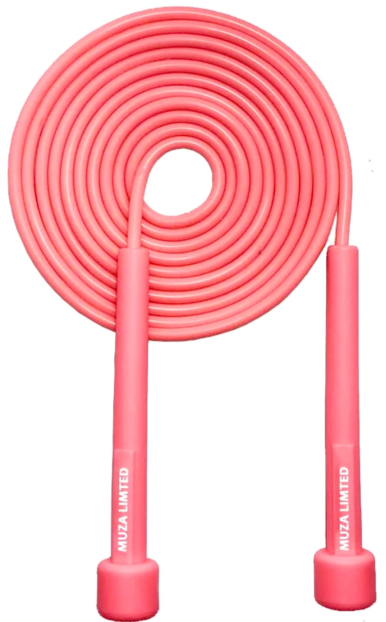 Muza Limited Skipping rope adult for Home Exercise & Body Fitness men, women and kids | speed jumping rope with non slip handle | Adjustable skipping rope for Fitness, Crossfit and MMA (Pink)