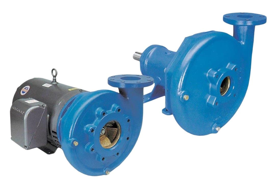 GOULDS Water Technology 10AI1T2C0 3656 M and L Series Suction Flanged Pump, Carbon/Ceramic Seal, 4 x 5-8 Pump Size, 60 Hz, 2 Pole, 3500 RPM, 60 hp, 3 Phase, ODP Motor, 7-1/2" Impeller