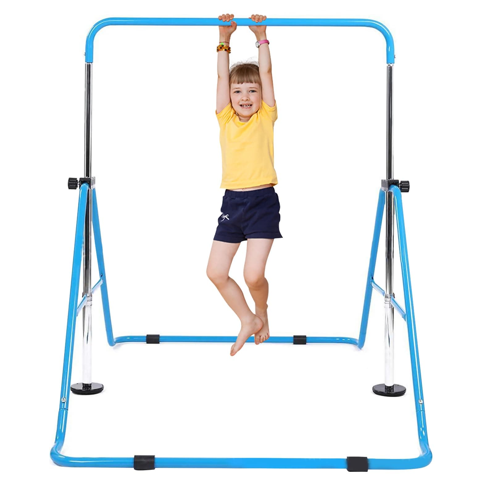 DAYONG Gymnastic Bar for Kids, Adjustable Height Family Gymnastics Horizontal Bar, Foldable Gymnastics Training Bar, Indoor Gymnastics Training Equipment for Boys and Girls