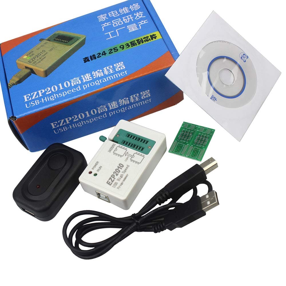 EZP2010 High-Speed USB SPI Programmer Tool Support 24/25/93 EEPROM 25 Flash BIOS Chip USB Eprom Programming