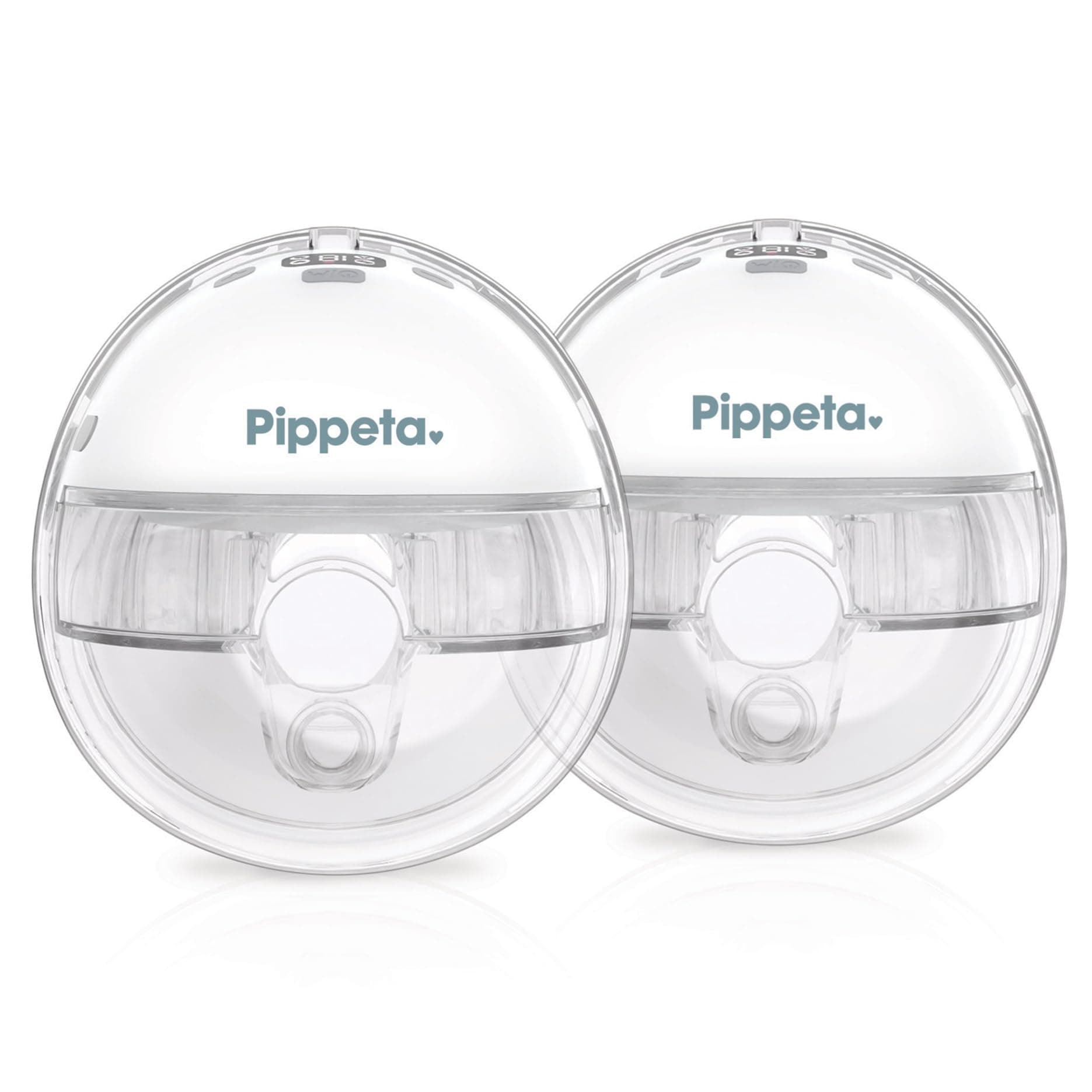 PippetaCompact LED - Handsfree Breast Pump - 12 Suction Modes - Anti-Leak Hands-Free Design - Automatic Shut Off Timer - BPA, PVC, Lead & Phthalates Free - 150ml Capacity - 2 Pack