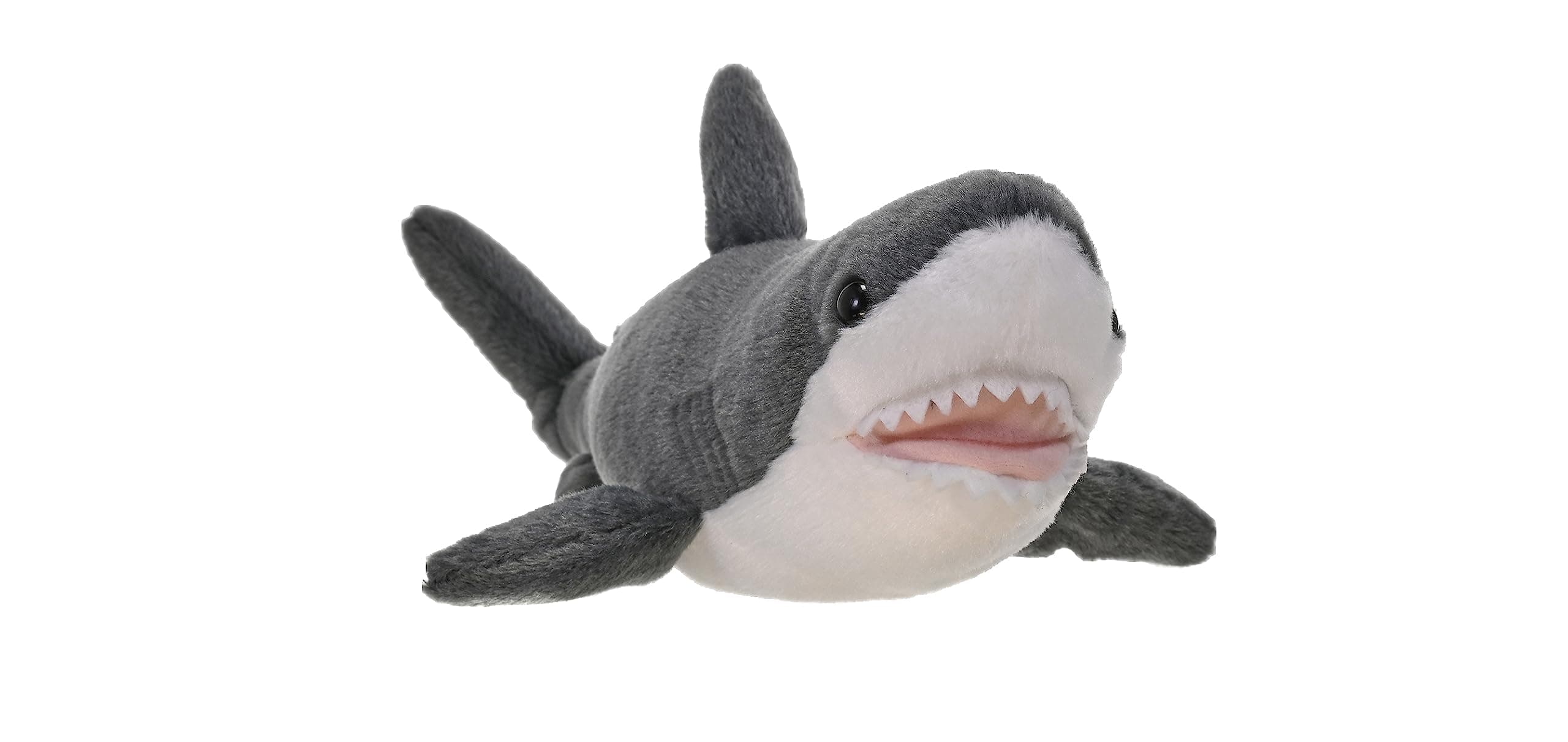 Wild Republic Great White Shark Plush, Stuffed Animal, Plush Toy, Gifts for Kids, Cuddlekins 13 inches, multi, 22462, Cuddlekins, Great White Shark Plush Stuffed Animal,