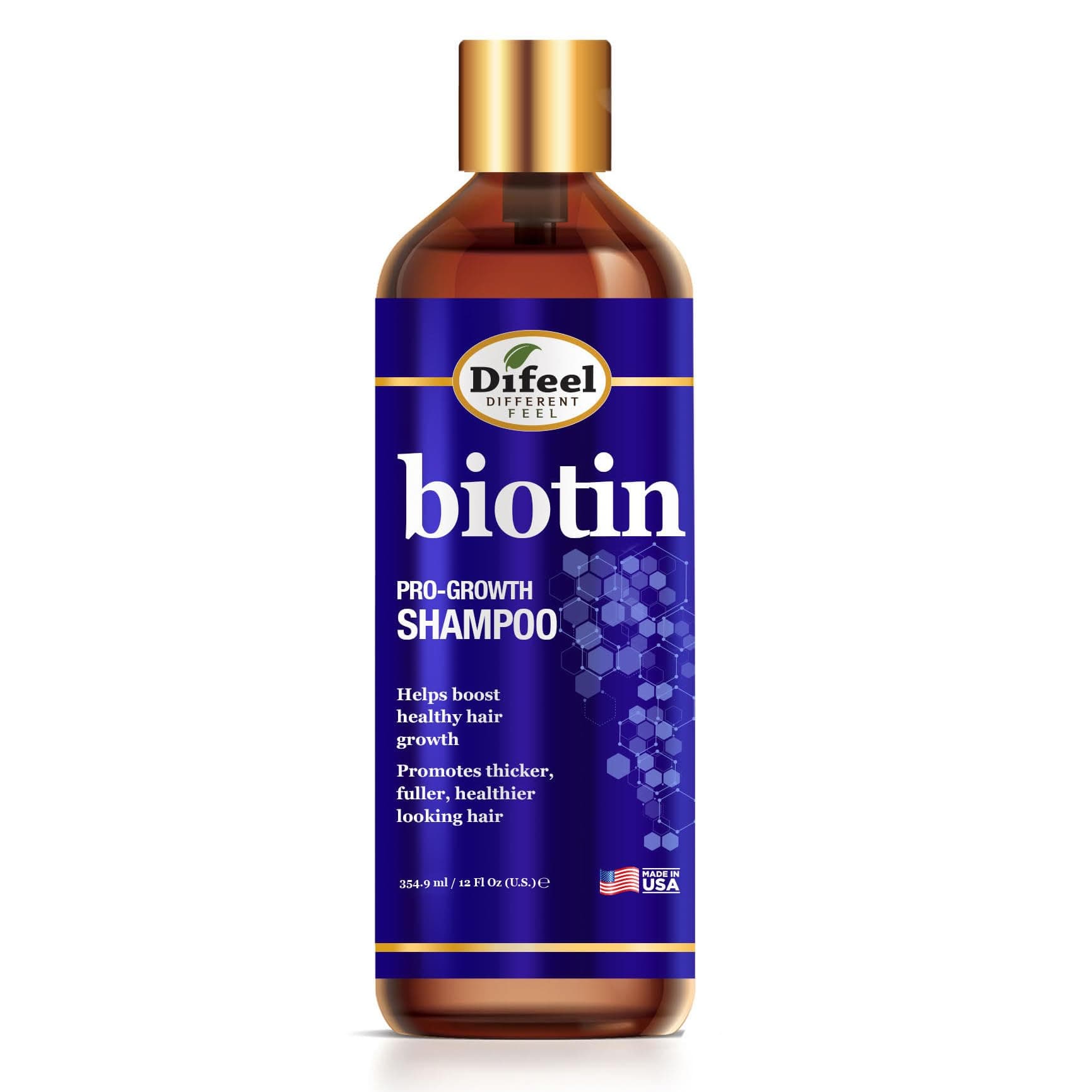 Biotin Shampoo - Unisex - 355 ml (12 oz) - Strengthening Formula - Promotes Hair Growth and Thickness - Sulfate-Free Daily Cleanser for Healthier Hair