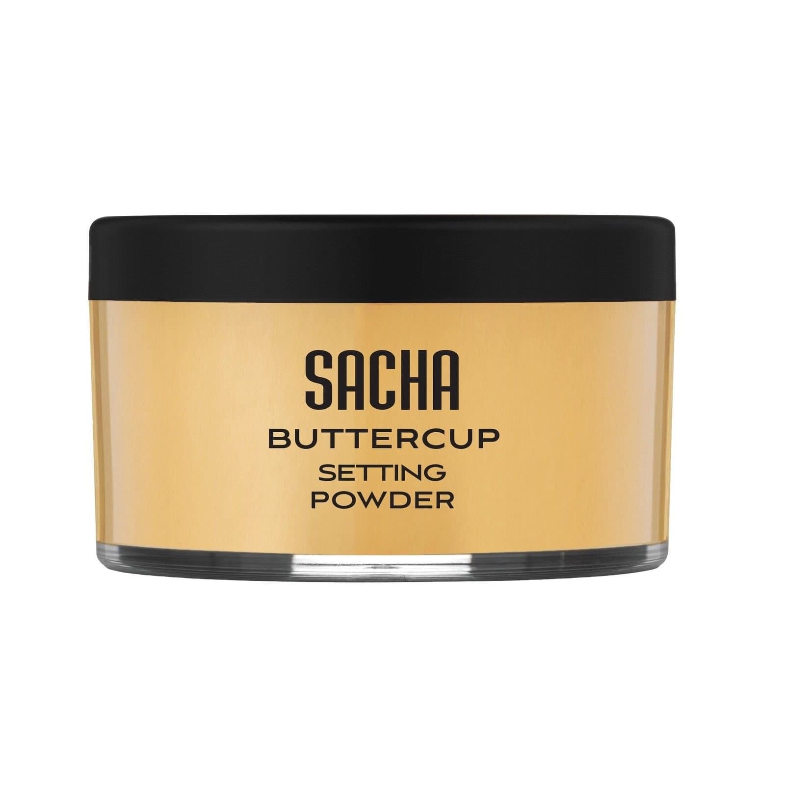 Sacha Buttercup Setting Powder - Finely Milled and Flash-Friendly. 1oz (28g)
