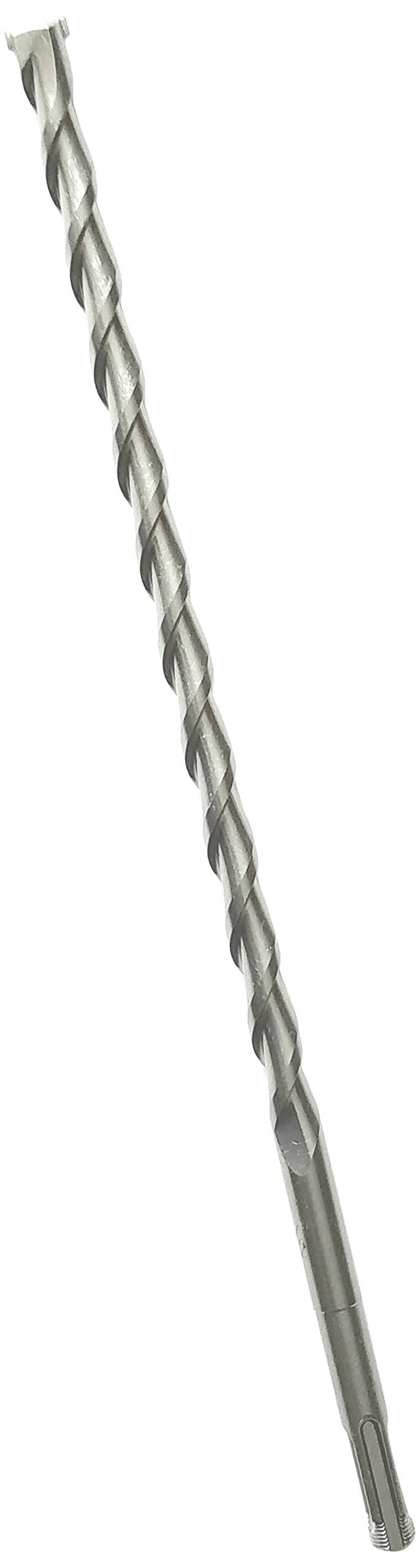 Installer SDS-Plus Masonry Carbide Tipped Drill Bit with 3/8 Patented Threaded Round Shank with 1 Hollow Tip 1/2-Inch x 12.5-Inch Length