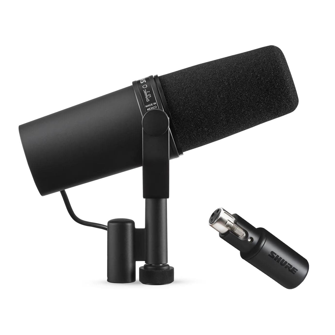 SM7B + Shure MVX2U Bundle, Studio Vocal Recording Microphone with XLR to USB Connectivity