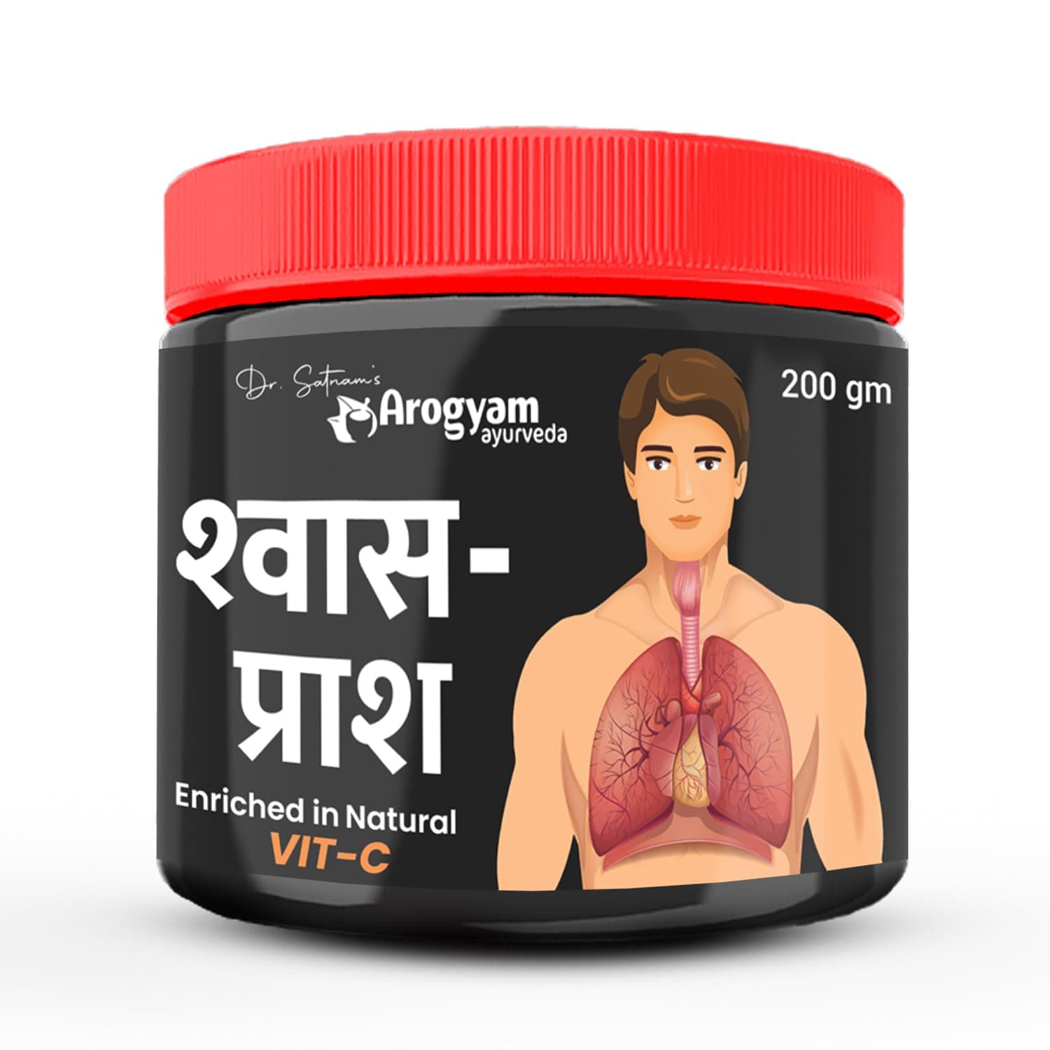 Shwas Prash 200g | Ayurvedic Herbal Avaleha | Wellness Tonic for Respiratory Health | Immunity Support | Enriched with Natural Vitamin C