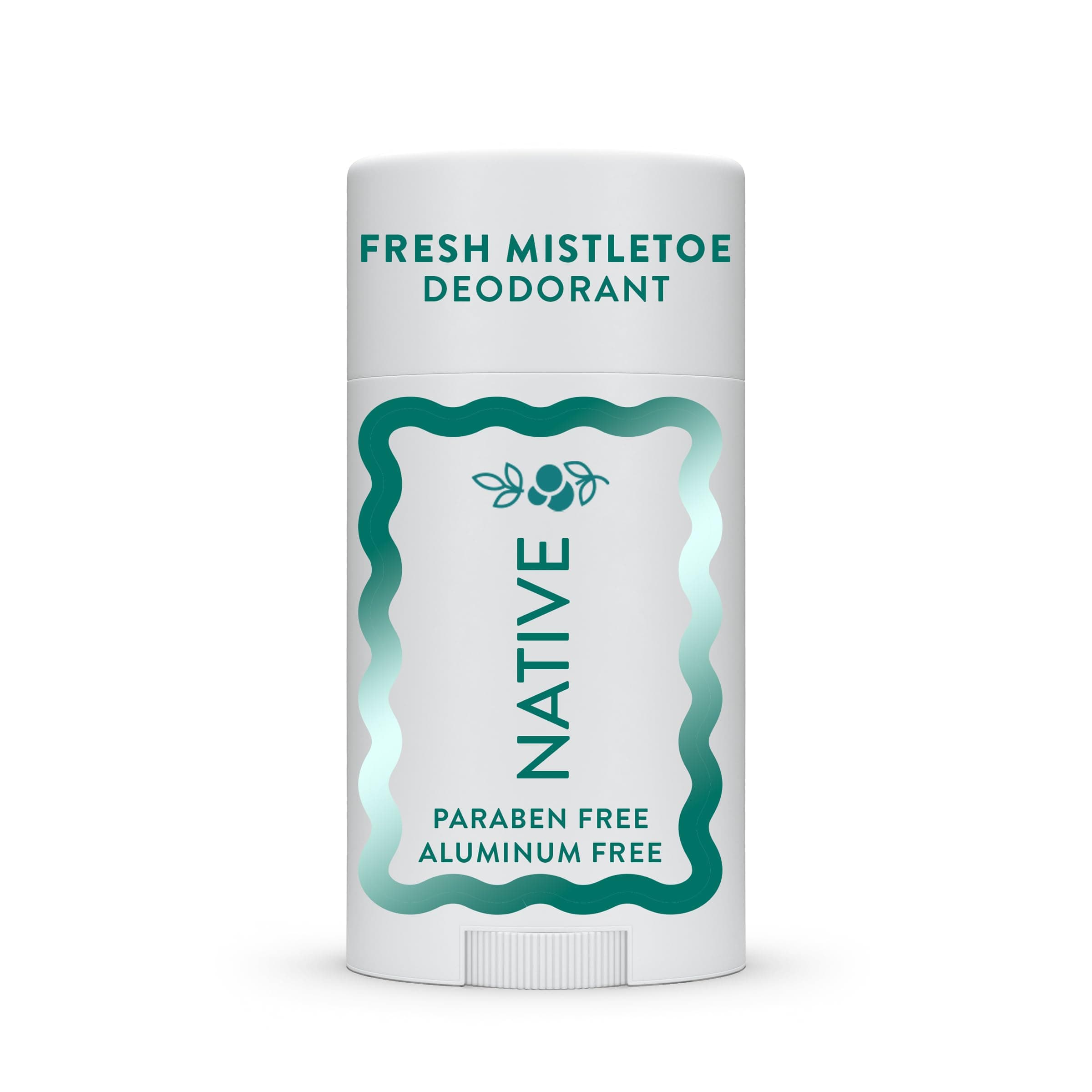Deodorant, Holiday Edition, Fresh Mistletoe Scent, Contains Naturally Derived Ingredients, 72 Hour Odor Control | Deodorant for Women and Men, Aluminum Free with Baking Soda
