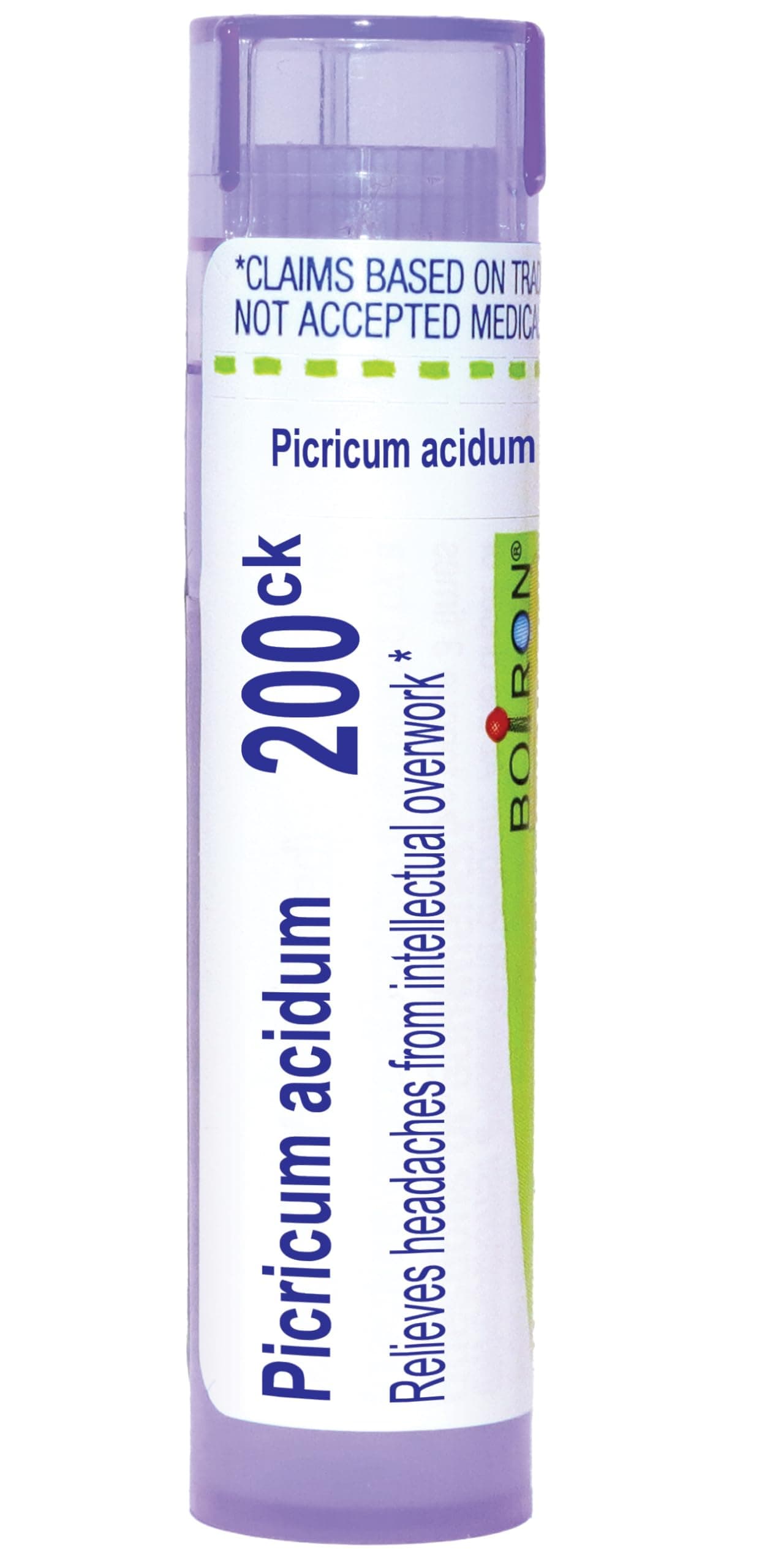 Boiron Picricum Acidum 200Ck for Headachess from Intellectual Overwork - 80 Pellets