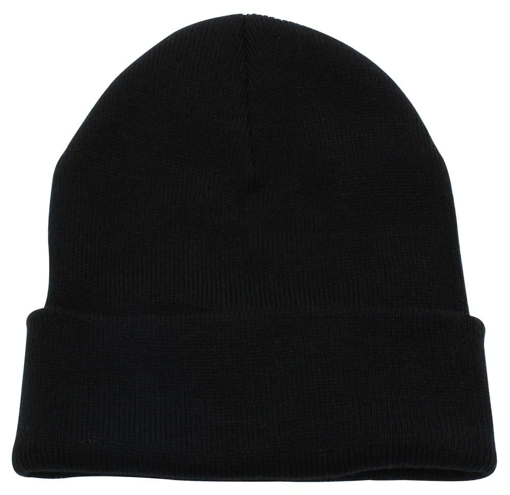 - Beanie Men Women - Unisex Cuffed Plain Skull Knit Hat Cap