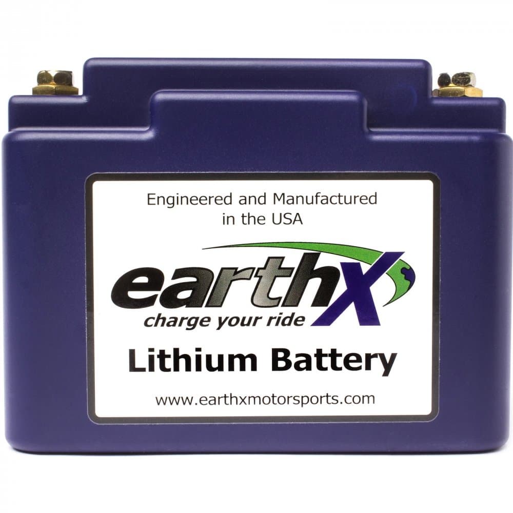 EarthX ETX36C Eco-Friendly Lithium Motorcycle Battery with Built-in Battery Management System