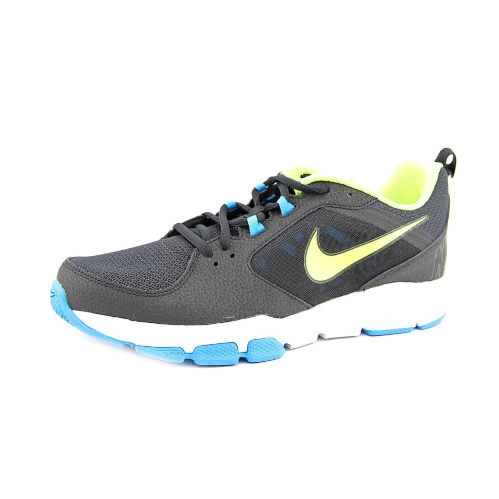 Nike Men's Air Velocitrainer Running Shoes-Black/Volt-Current Blue-11.5