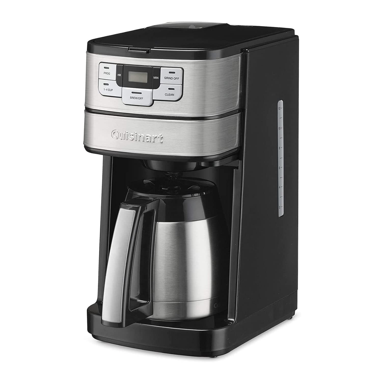 Cuisinart DGB-450 Automatic Grind & Brew 10-Cup Coffeemaker, Black/Silver
