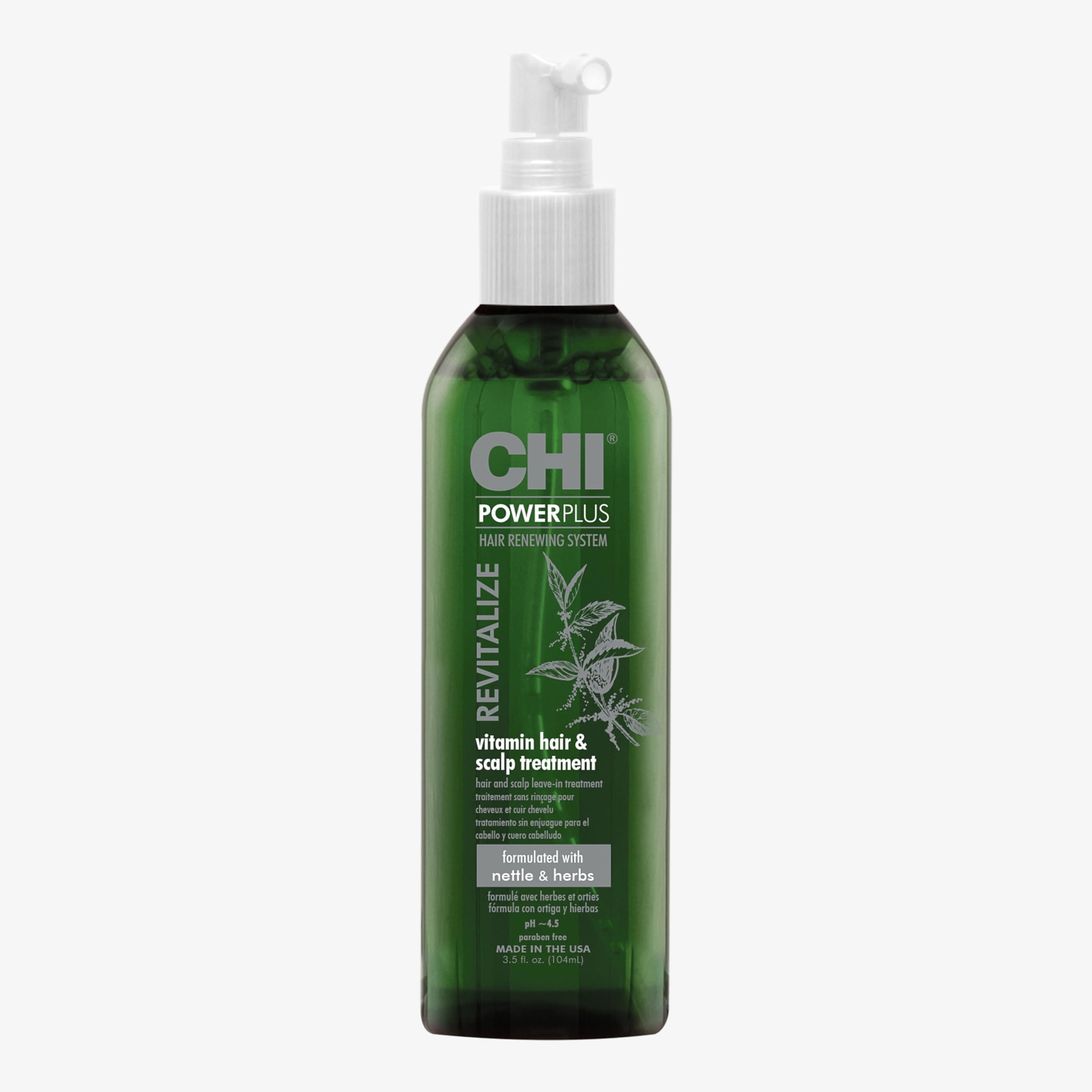 CHI Power Plus Revitalize Vitamin Hair and Scalp Treatment For Unisex 3.5 oz Treatment, White, 3.5 Fl Oz (Pack of 1)