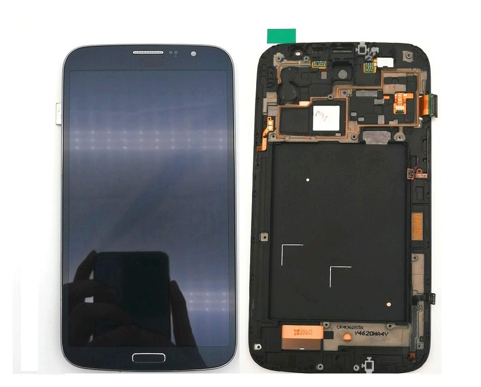 Fit for Samsung Galaxy Mega 6.3 I9200 I9205 LCD Display Touch Screen Digitizer Assembly LCD Display Touch Screen (Color : Black No Frame)