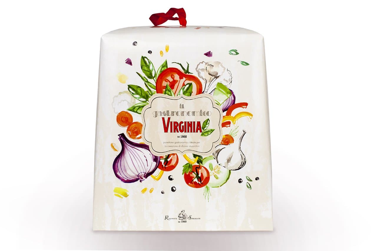 Virginia Savory Panettone Gastronomico 800g, Made in Italy