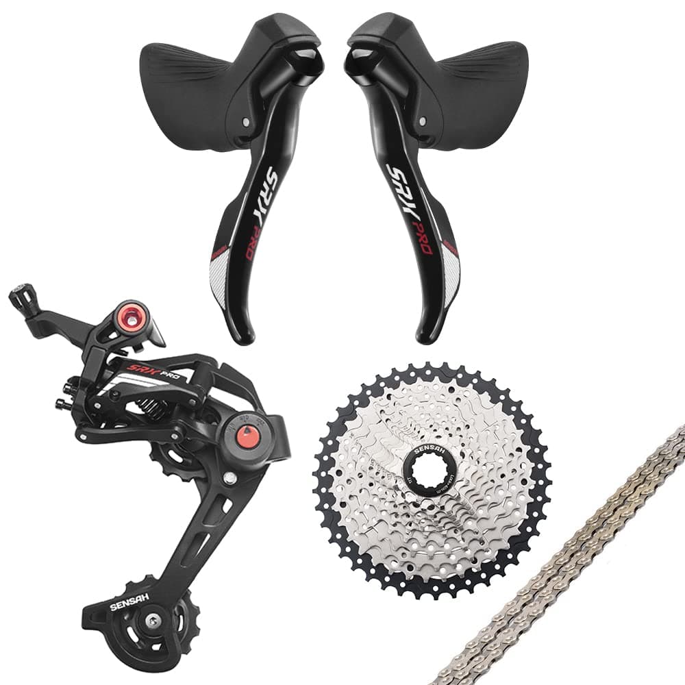 SENSAH SRX Pro Cyclocross Road Bike Shifters Double 1×11 Speed Gravel Road Bike Lever Brake Bicycle Derailleur