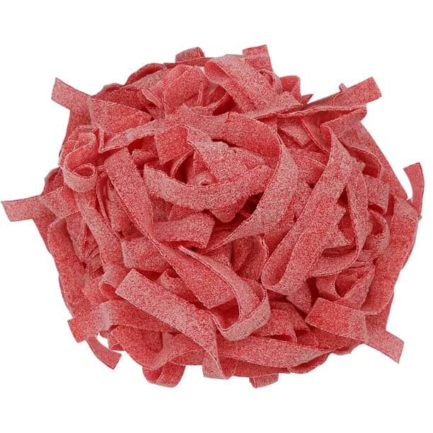 SweetGlob Sour Gummy Belts Candy (1 Pound, Sour Strawberry)