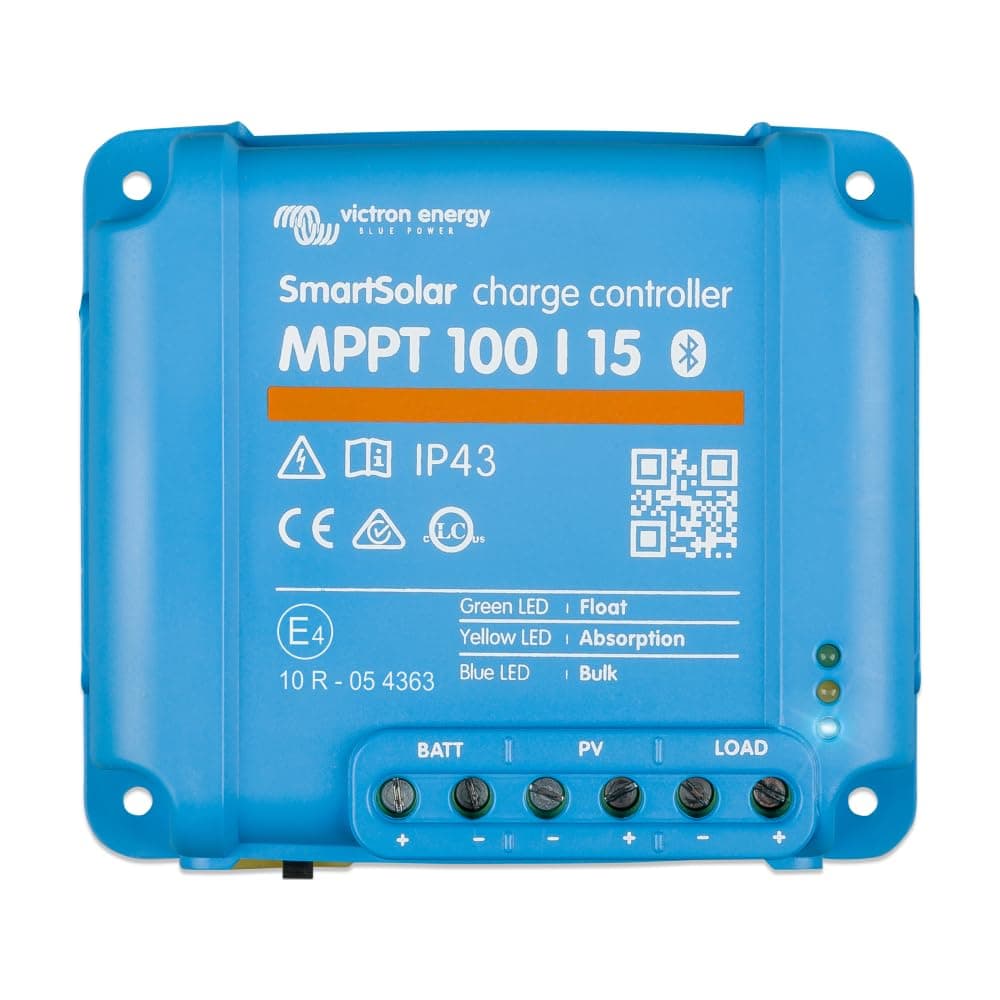 SmartSolar MPPT 100V 15 amp 12/24-Volt Solar Charge Controller (Bluetooth)