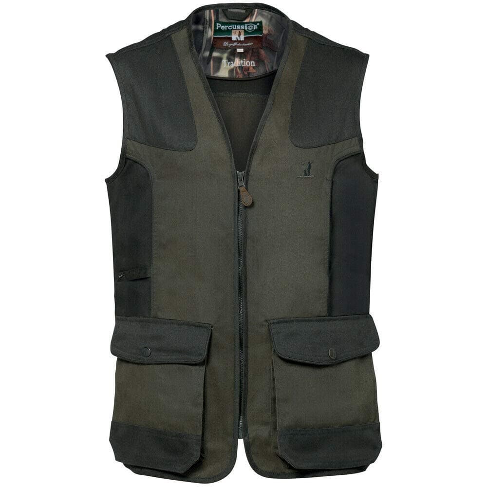 Percussion1215 Shooting Waistcoat Gilet Vest Hunting Reinforced Shoulder New