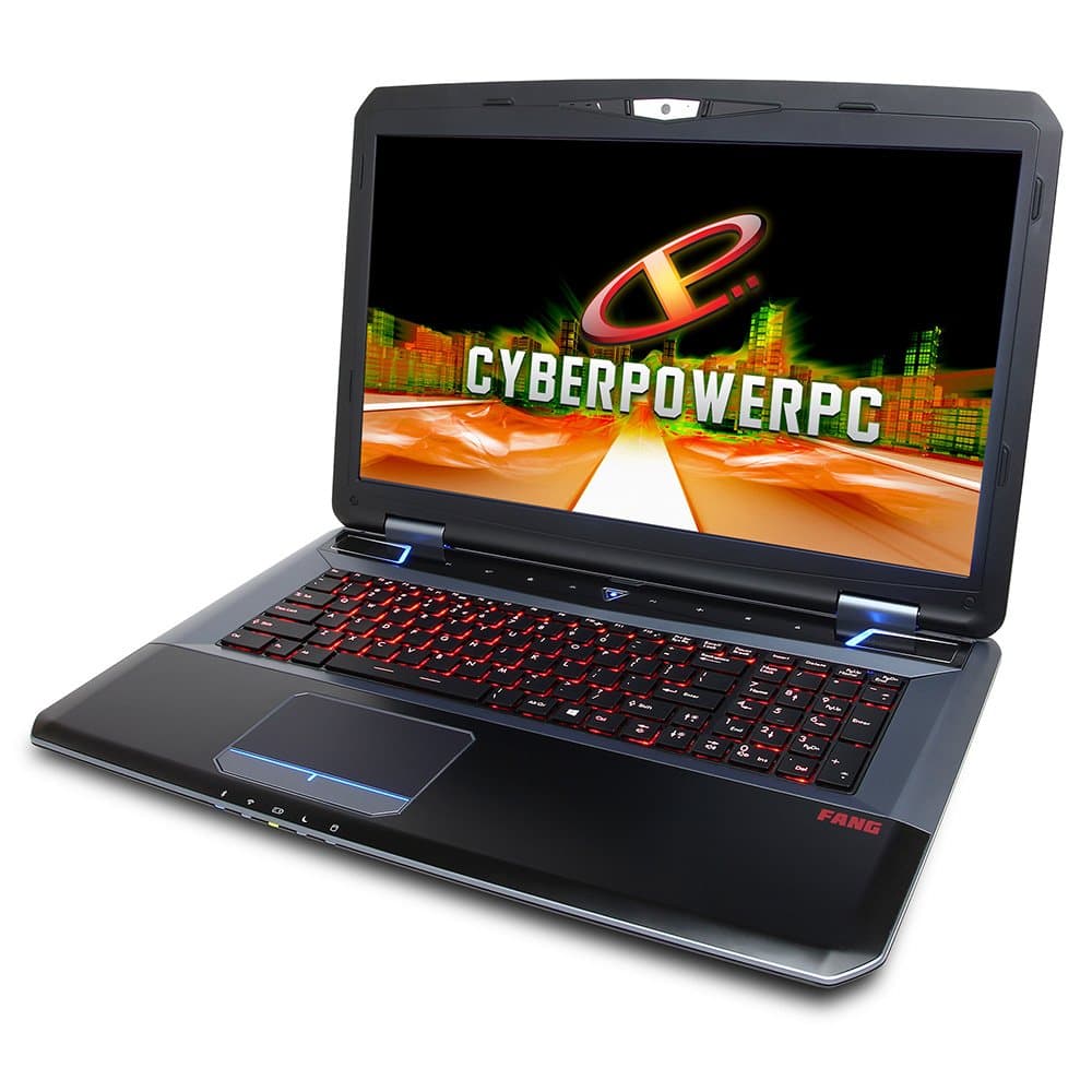 CyberpowerPC FANGBOOK EVO HFX7-400 17.3-Inch Laptop (2.4 GHz Intel Core i7-4770MQ Processor, 16GB SO-DIMM, 750GB HDD, Windows 8) Silver