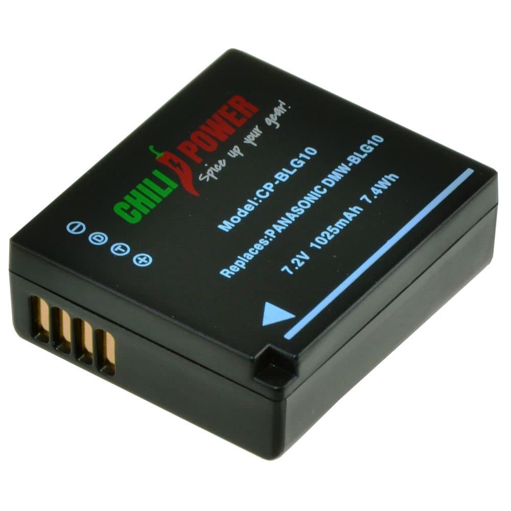 ChiliPower Panasonic DMW-BLG10, DMW-BLE9 Battery (1025mAh) for Panasonic Lumix DMC-GF3, DMC-GF5, DMC-GF6, DMC-GX7