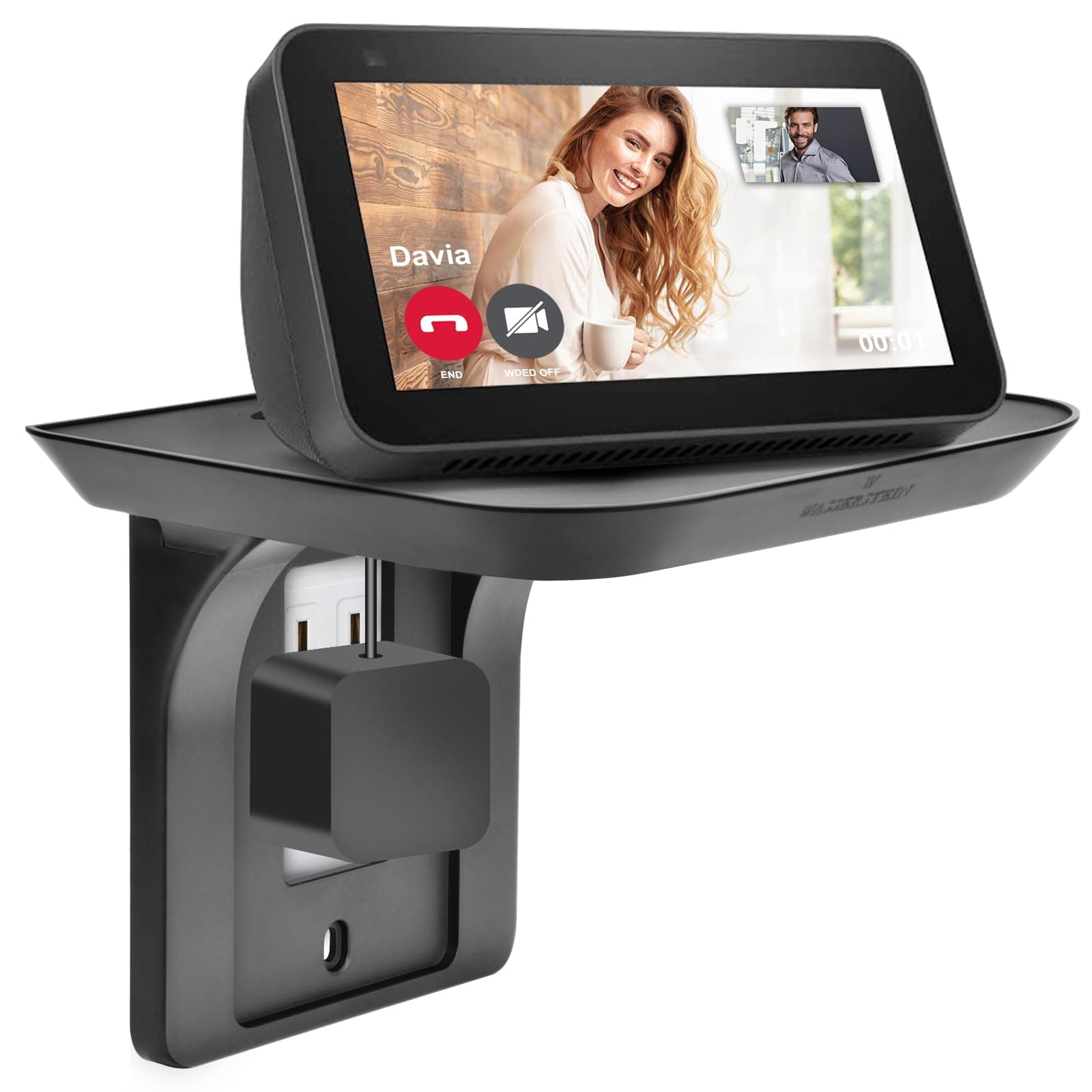 Wall Mount for Echo Show 5, Wall Mount for Echo Show 8, Universal Speaker Holder Stand Adjustable Swivel 360 Degree Smart Speakers Accessories Speaker Mounts Holder for Show 5 & 8