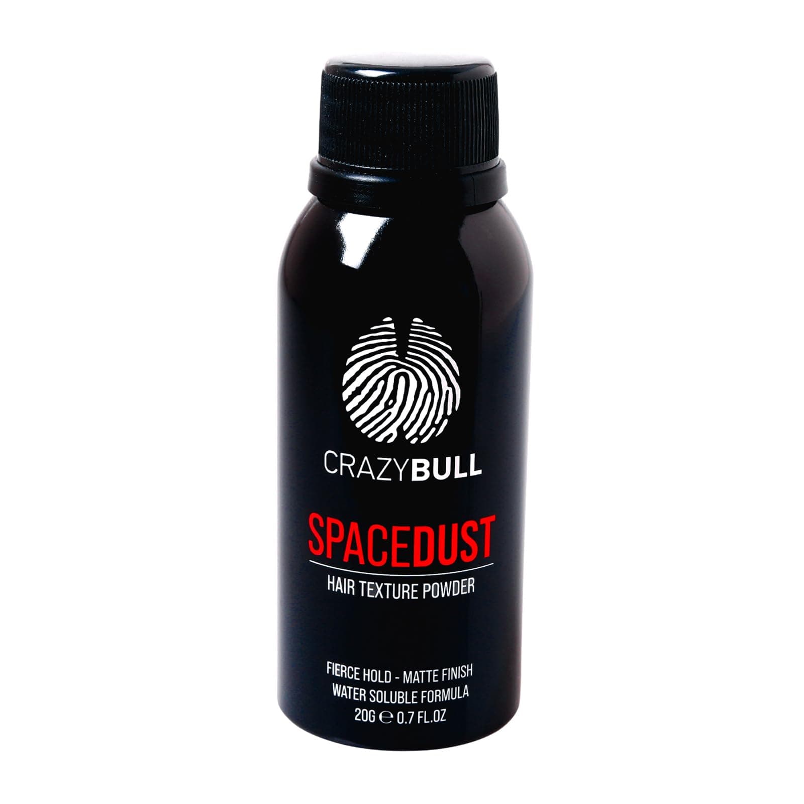 Crazy Bull Hair Space Dust Hair Texture Powder - Vegan Friendly Men - Lightweight Short-Medium Hair - 0.7 oz