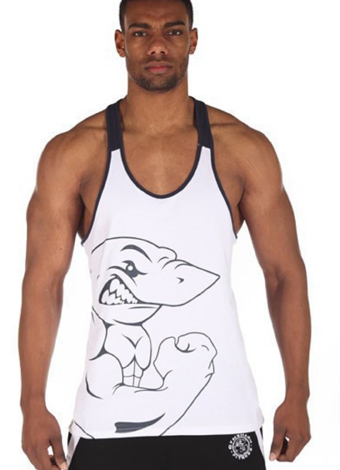 Mens Sexy Fitness Bodybuilding Gym Tank Tops