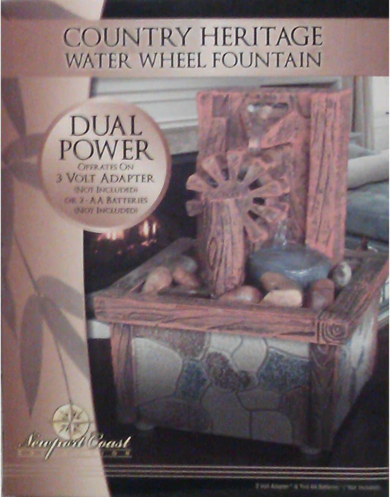 Country Heritage Water Wheel Fountain