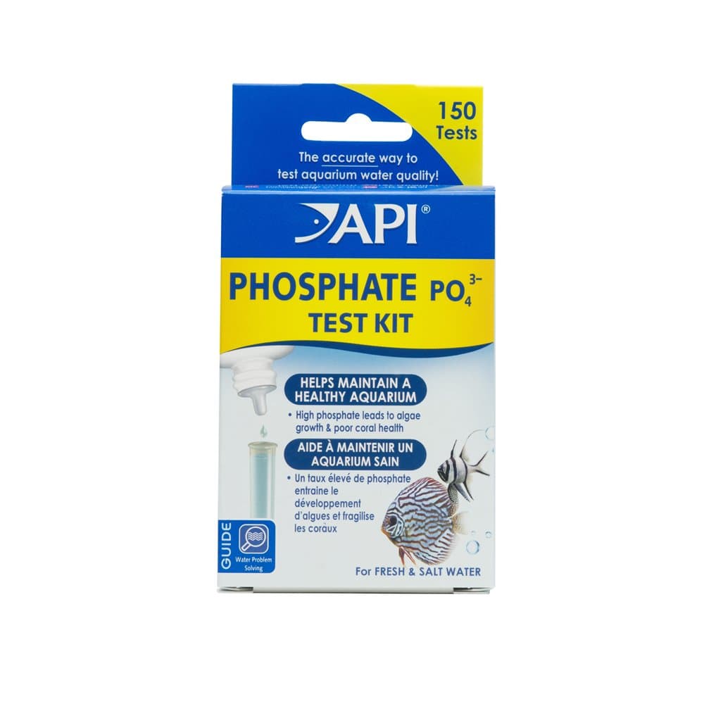 Phosphate Po4 Freshwater & Saltwater Aquarium Test Kit, 150 Count, Multicolor