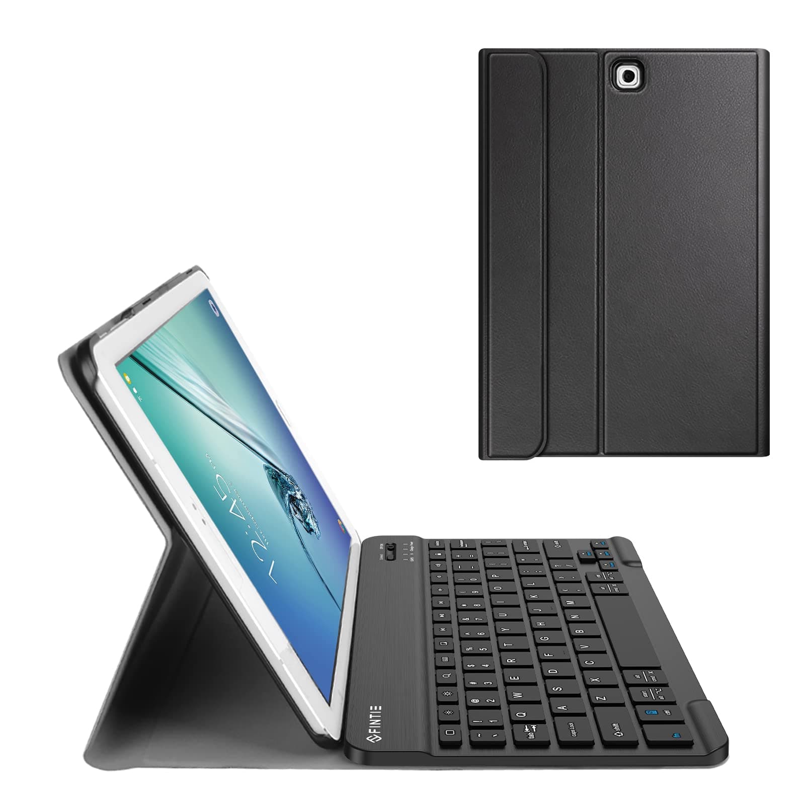 FINTIE Keyboard Case for Samsung Galaxy Tab S2 9.7 - Slim Fit Stand Cover with Magnetically Detachable Wireless Bluetooth Keyboard for Samsung Galaxy Tab S2 9.7-inch Tablet, Black