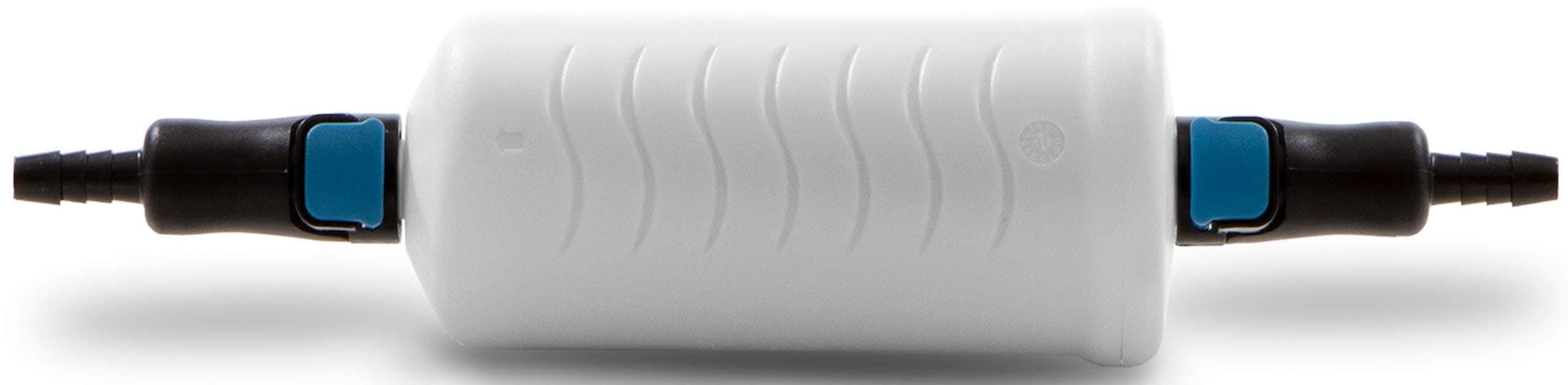 Inline Water Purifier, Best Backpacking Water Filter System for Hydration Bladder, Gravity Fed Water Filter, Portable Water Filter for Hiking, Removes Bacteria, Virus, Protozoan, 250 Gallons