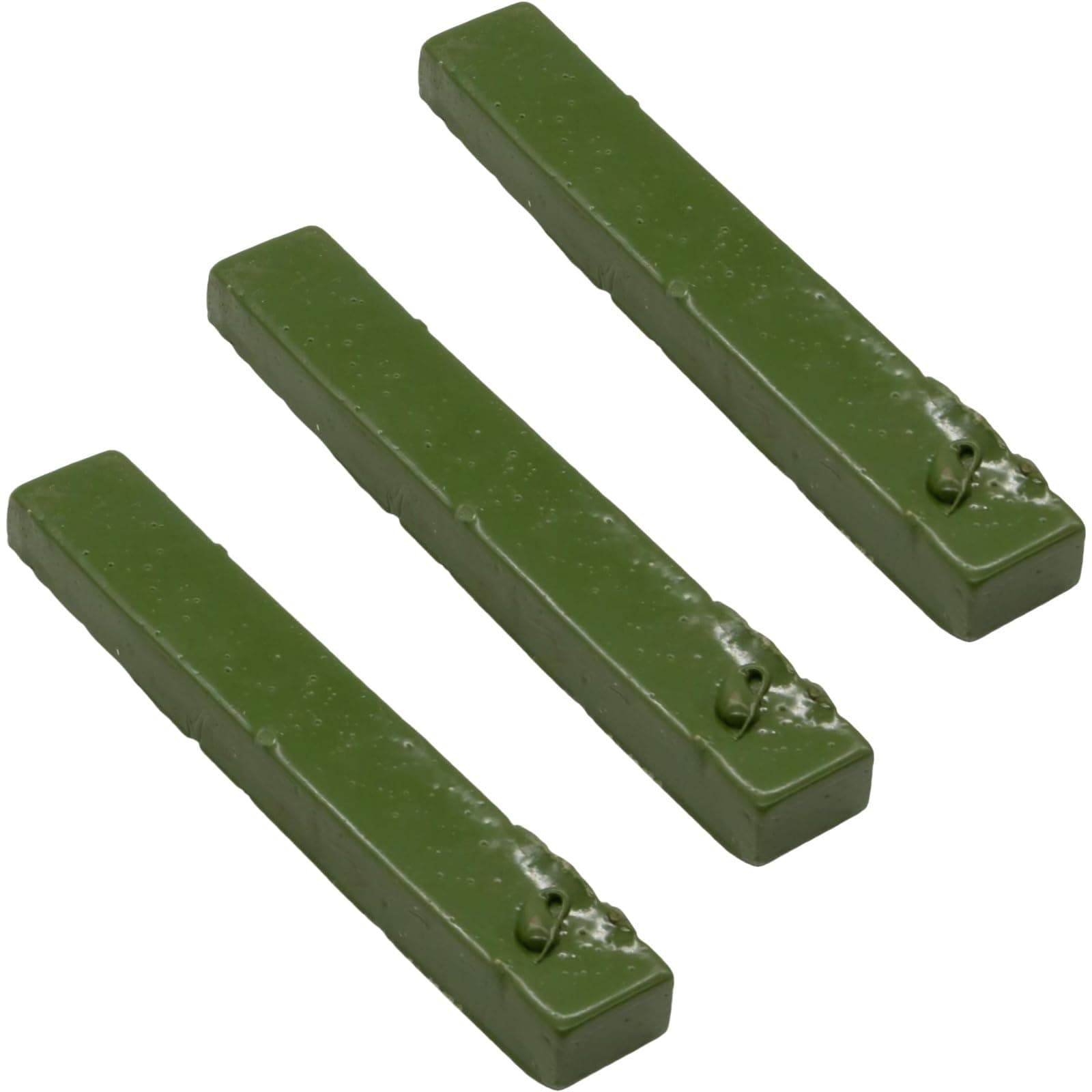 IWIWE Green DOP Wax Fit for Lapidary Cabachon Forming Cutting and Polishing Lapidary Sticks( 3PACK)