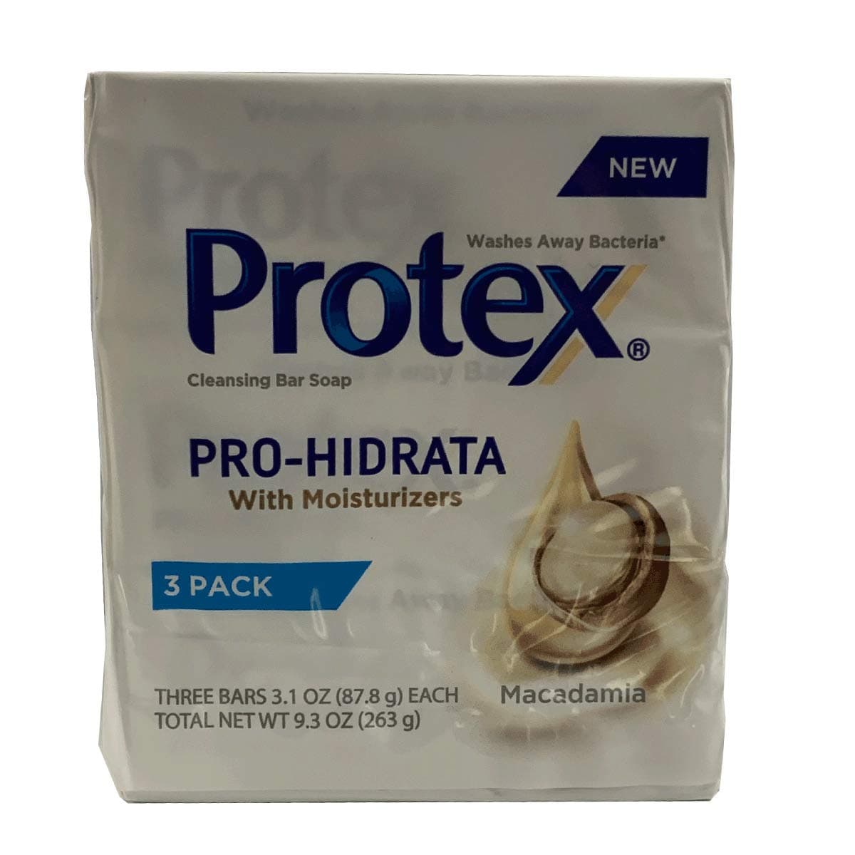 Protex Macademia Soap Jabon 3 Bars for a Cleaner Skin