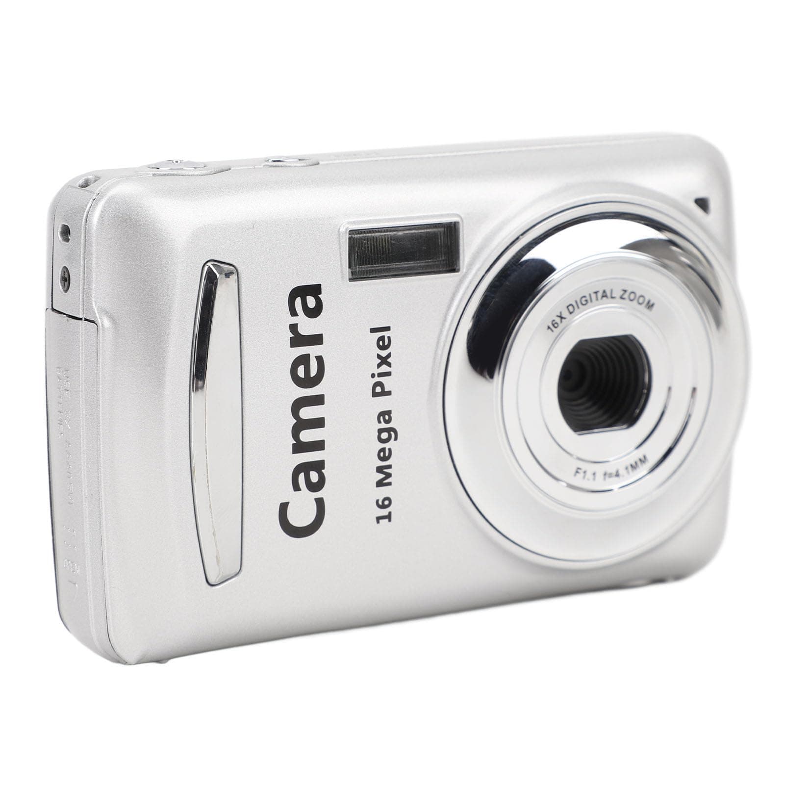 16MP Digital Camera, Compact Small CCD Camera with LCD Display, 128GB Support Point and Shoot Camera, Retro for Boys Girls Teens Adults