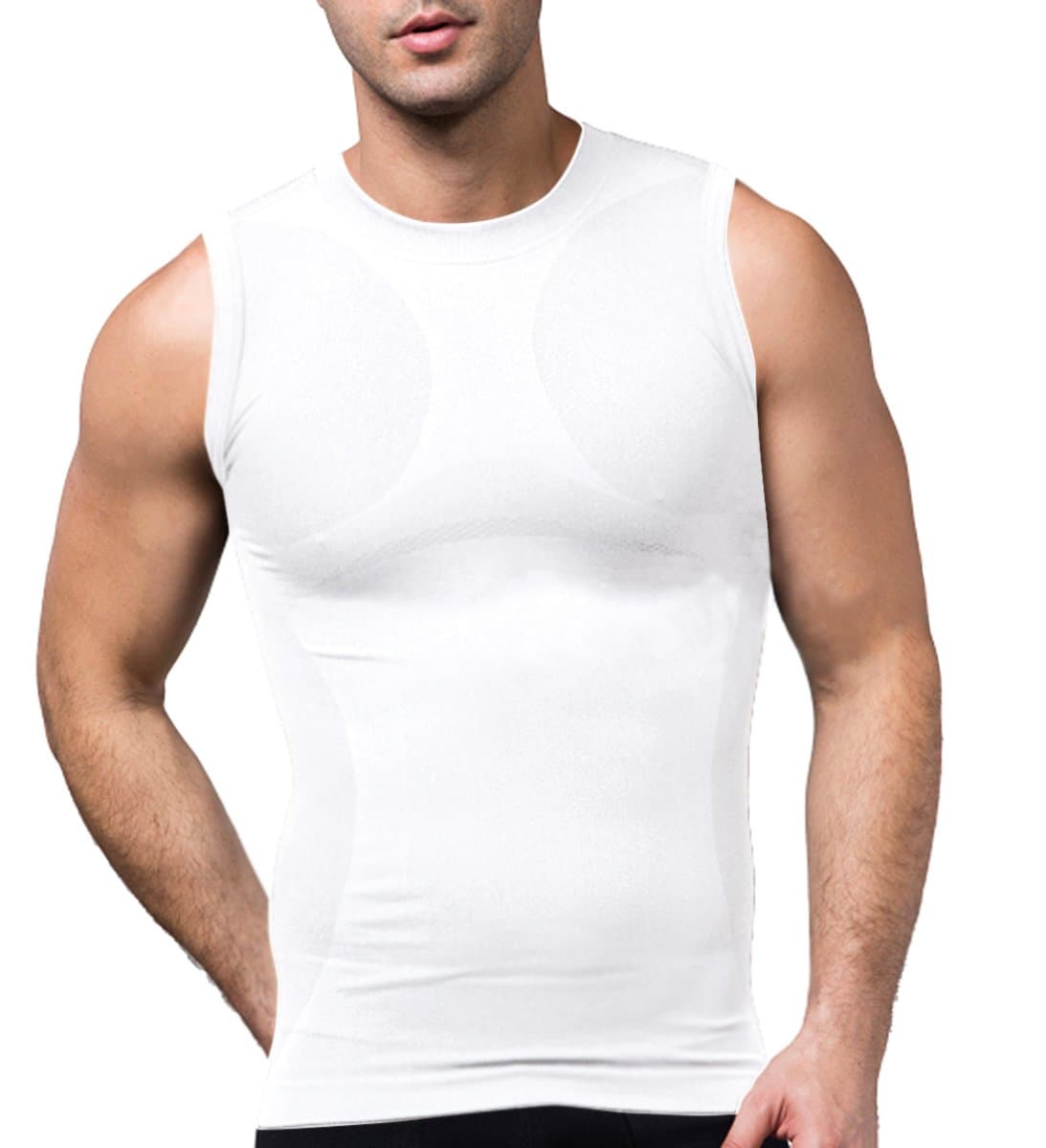 Men Lightweight Active Wear, Cooling & Quick-Dry Base Layer Undershirt, Anti-Odour Gym Vest