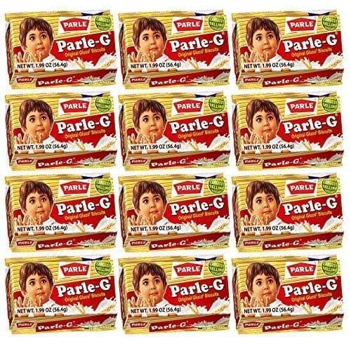 PONLEE Parle G Biscuits (56.4g, Pack of 12)