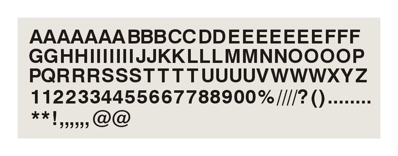90x Black 1 Inch Stick on Self Adhesive Vinyl Letters & Numbers. Plastic Sticky Lettering.