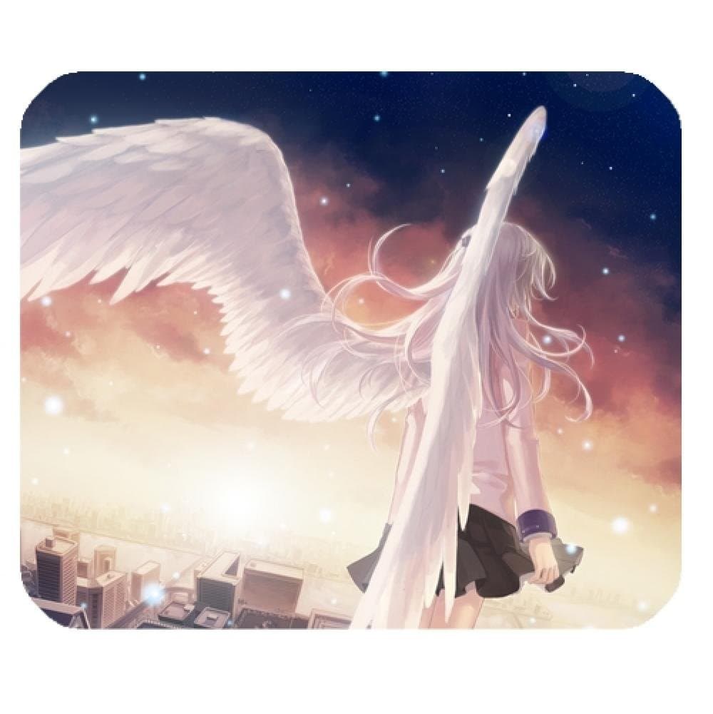Smiling Christmas Holidays Angel Beats! x mouse pad mouse Mat