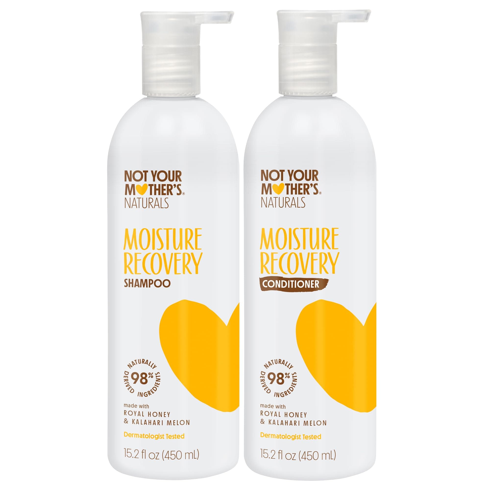 Naturals Repair & Nourish Shampoo and Conditioner (2-Pack) - 15.2 fl oz - Royal Honey & Kalahari Desert Melon - Rejuvenate Damaged Hair