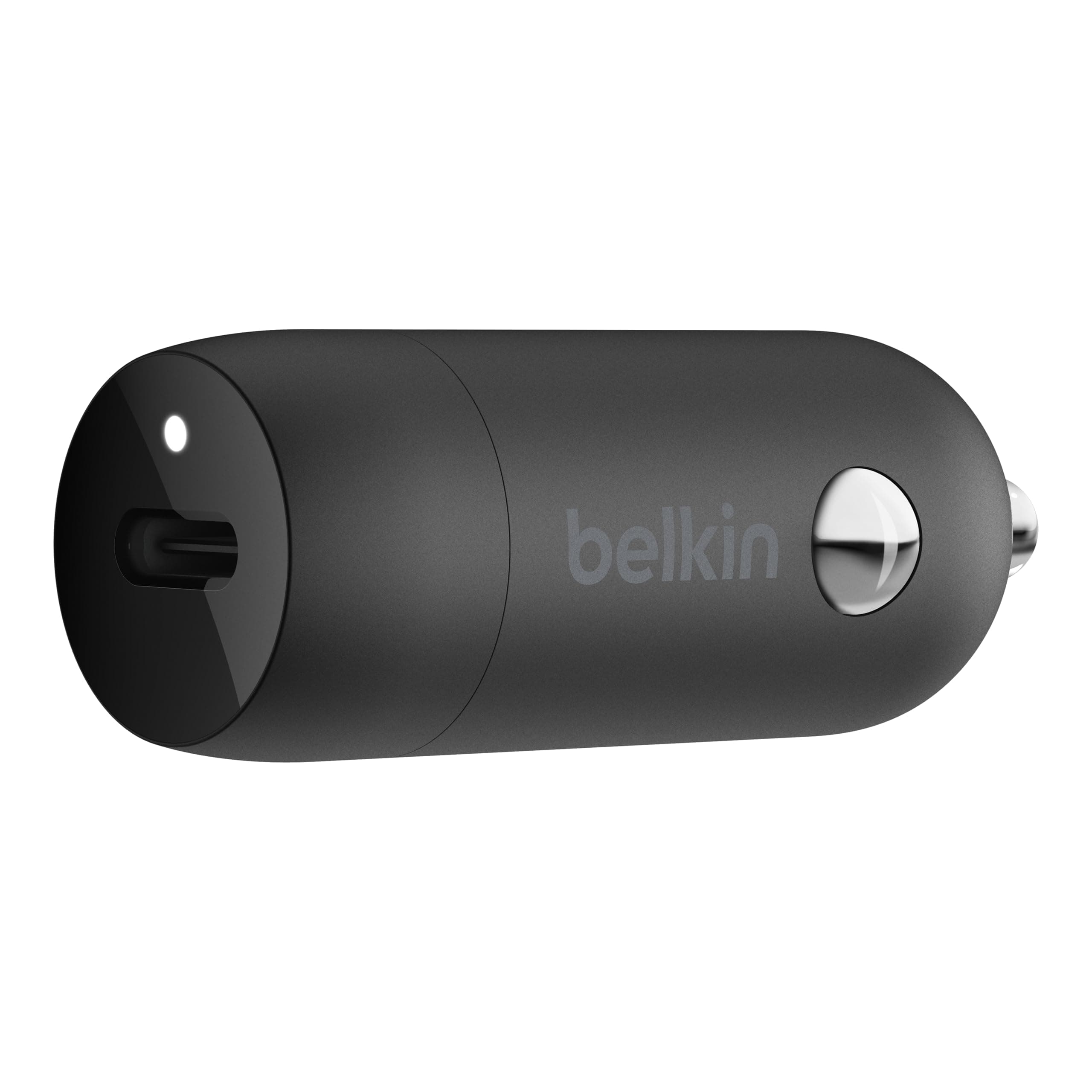 Belkin USB-C Fast Car Charger 20W, Car USB Charger, Fast Phone Charger, Car Charger Adapter for iPhone 16, 15, 14, 13, 12, Samsung Galaxy S23, Google Pixel, Sony, iPad, tablets, and more - Black