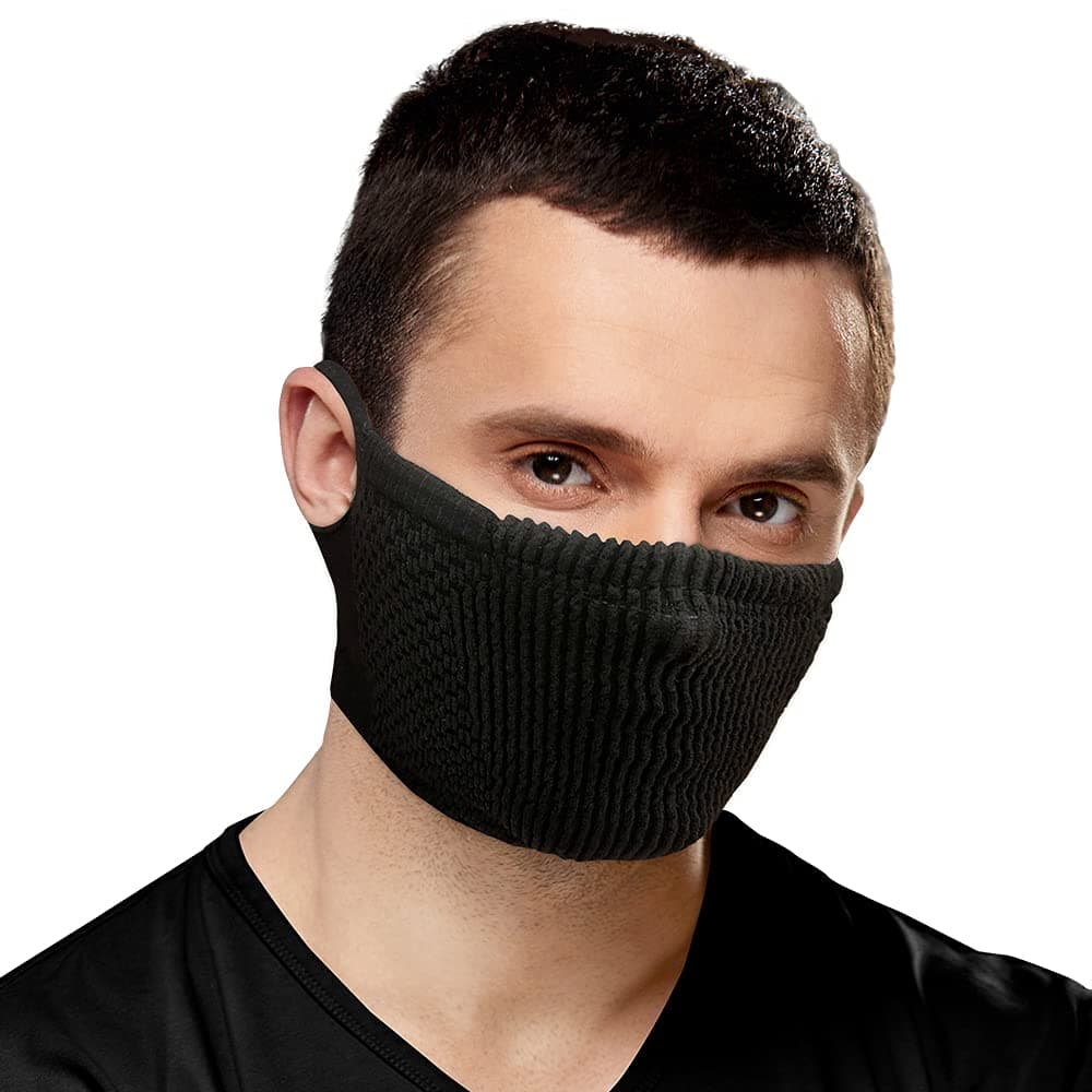NarooF5s - 2-in-1 Reversible Reusable Dust Filtering Breathable Pro Sport Face Mask for Running Hiking Biking