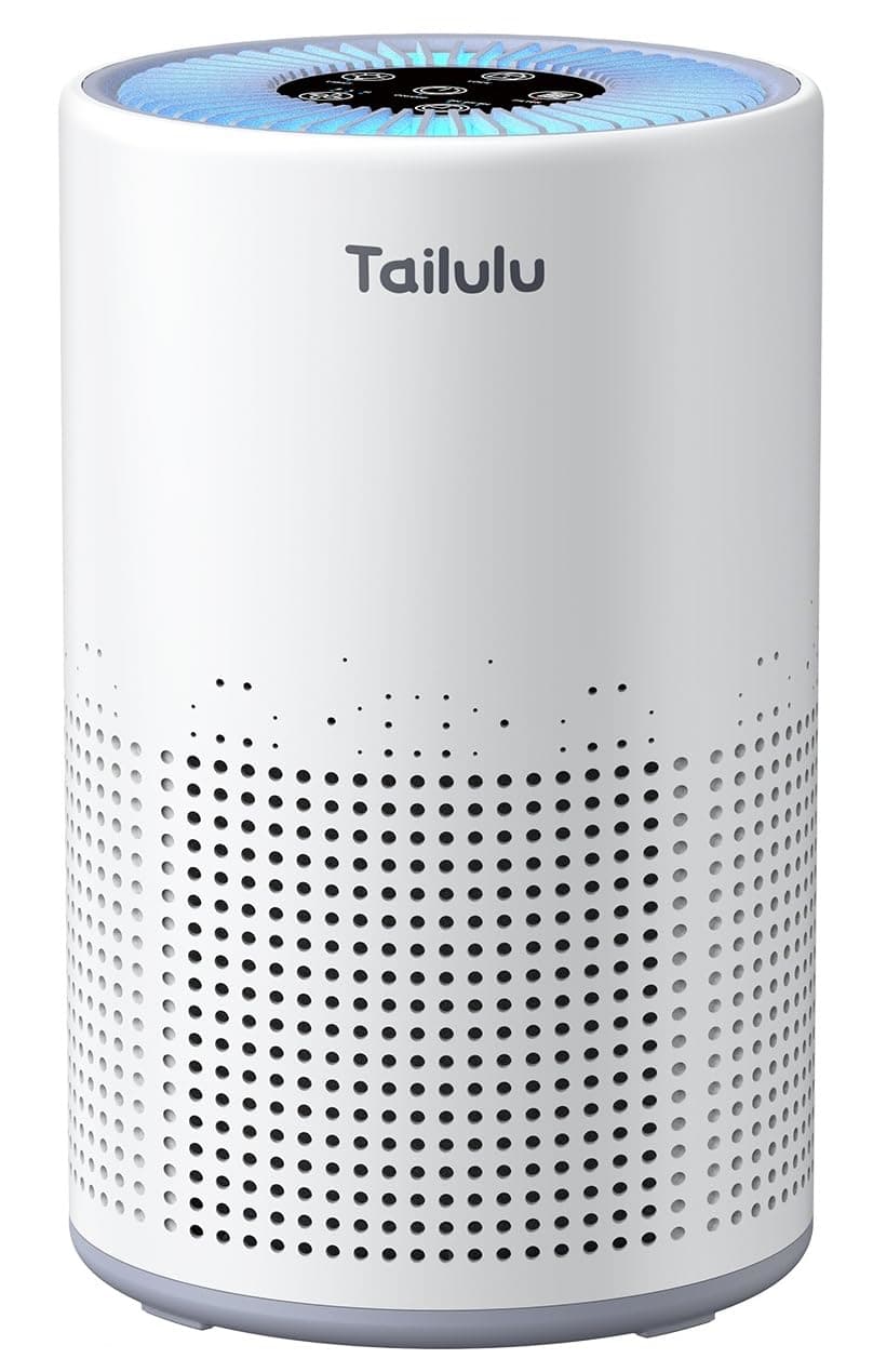 Air Purifiers for Bedroom Home Pets 1200 Ft², Tailulu H13 True HEPA Air Filter Portable Air Purifier with 12dB Sleep Mode, Speed Control, Timer, Quiet Air Cleaner For Odor Dust Smoke Pollen AP050
