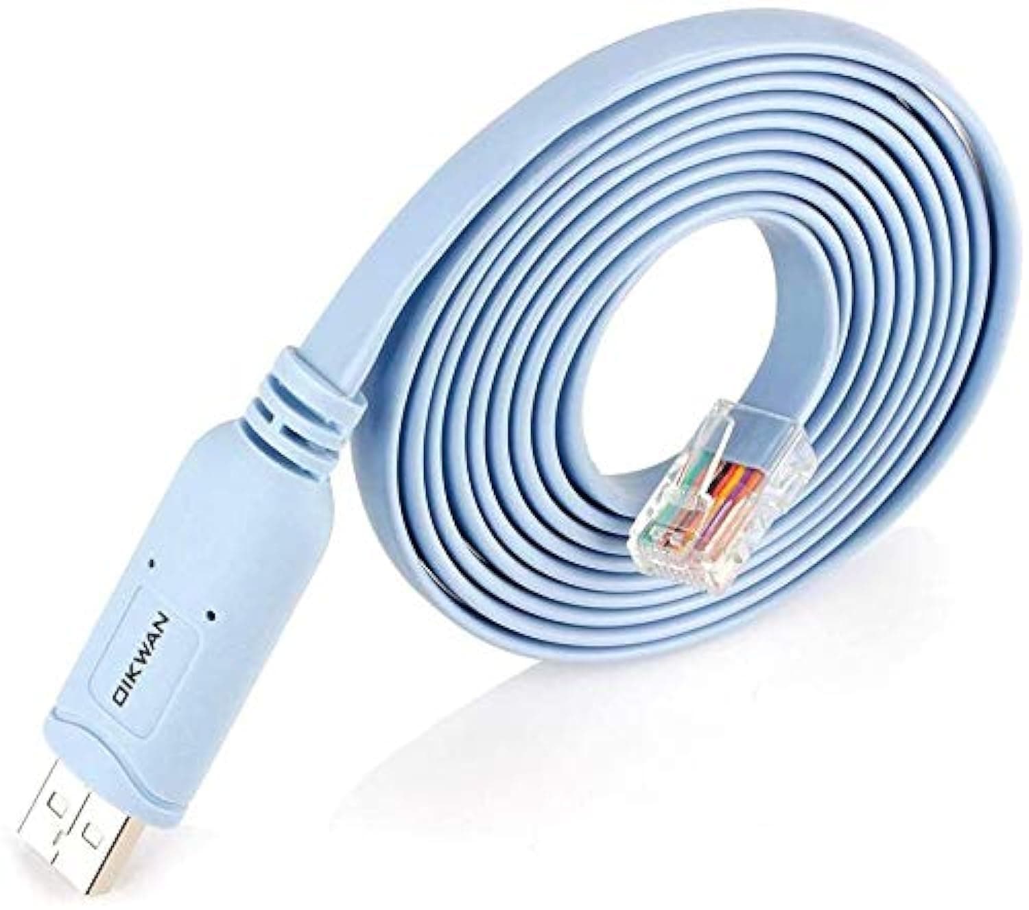 Console Cable USB to RJ45, USB Cable Compatible with Routers/Switch/Windows 7, 8,10 (10ft)