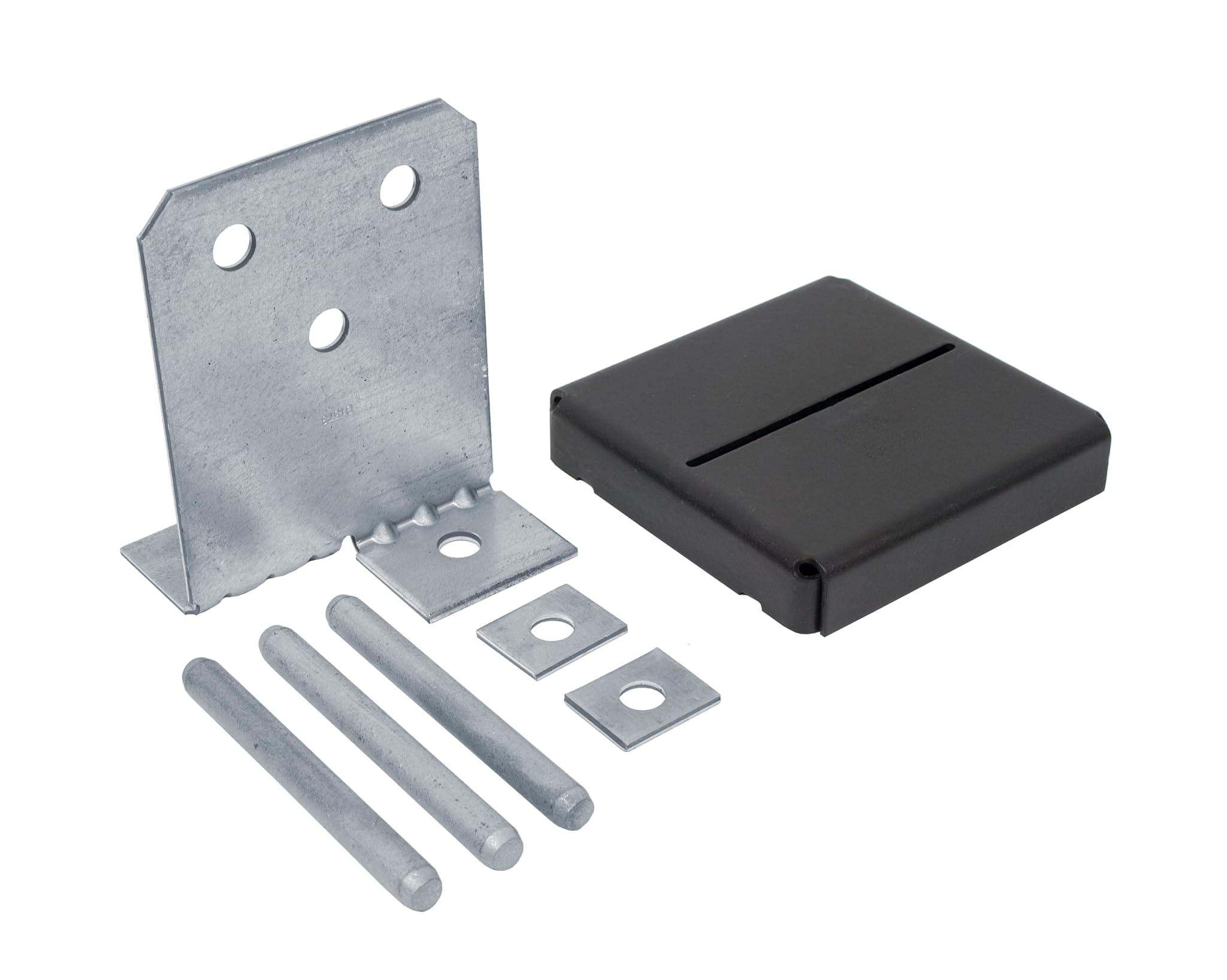 SIMPSONStrong-Tie Concealed Post Base CPT66Z 6x6, Silver, Pack of 1