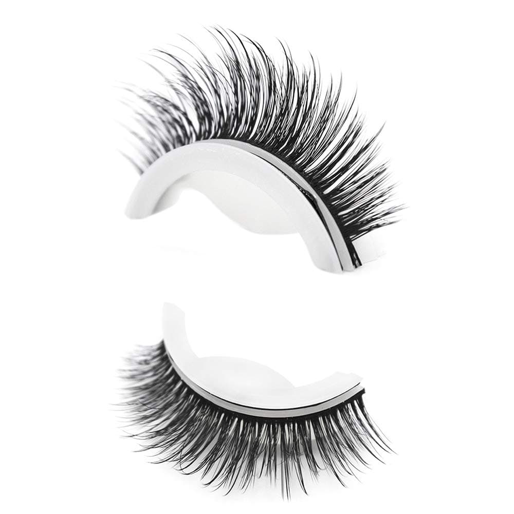 Ritioner 3D Mink Reusable Self-adhesive False Eyelashes Natural Curly Fake Eye Lashes for Daily Use SD-04