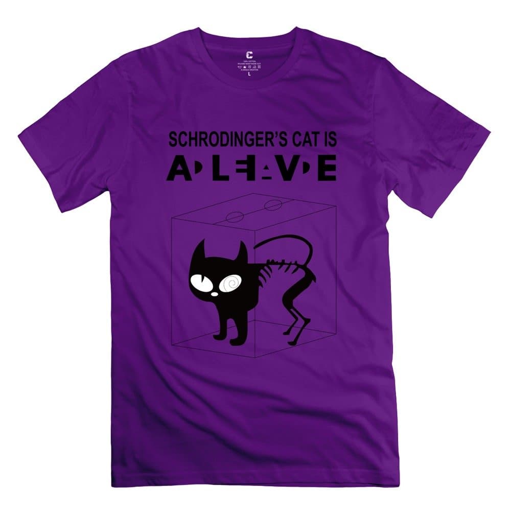 RAFA Men's Sheldon Cooper Schrodingers Cat T-shirt