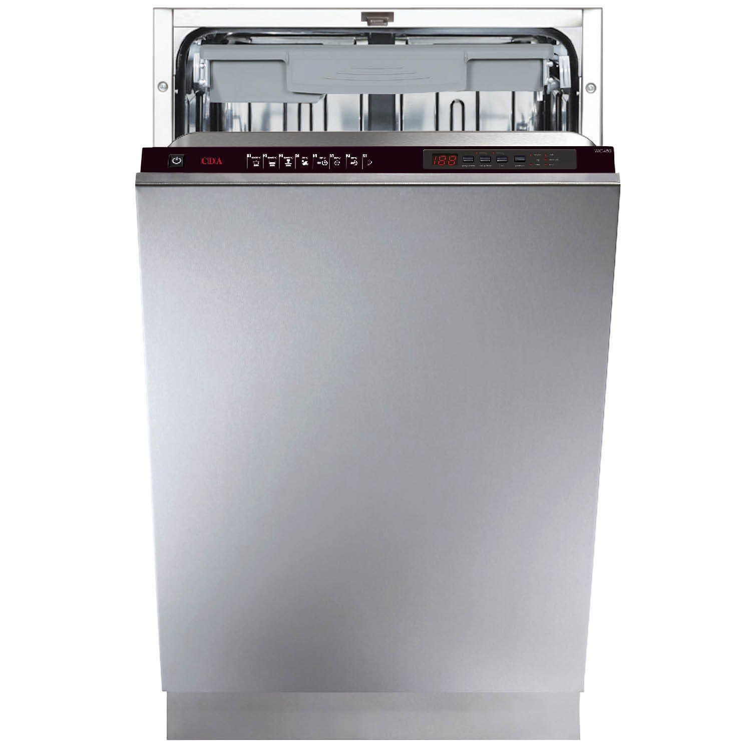 CDA WC480 10 Place Fully Integrated Slimline Dishwasher [Energy Class A++]